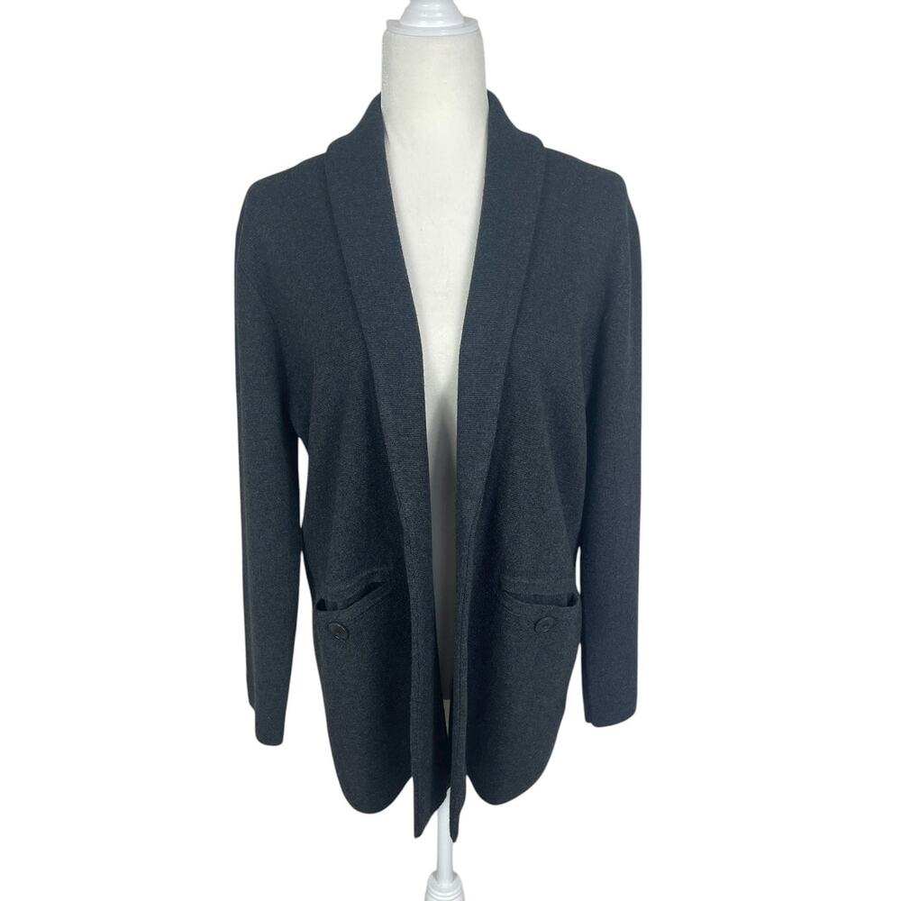 J.Crew Merino Wool Blend Cardigan Sweater Blazer Size XS Minimalist Classic